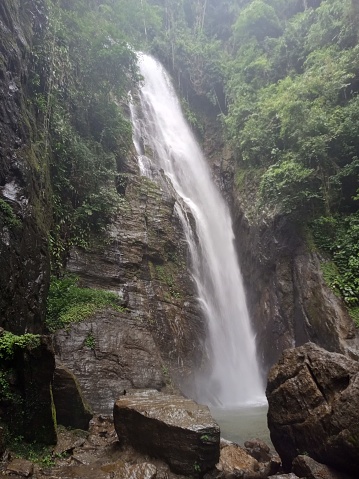 My God Waterfall (Cachoeira do Meu Deus), Eldorado City, State of São Paulo, Brazil.