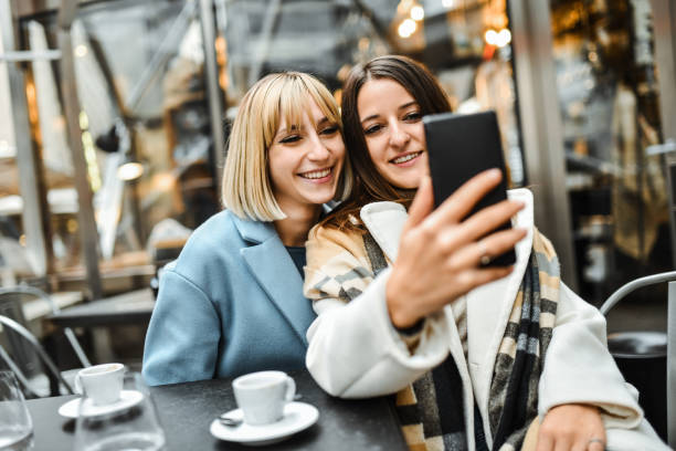 istock Selfie By Lesbian Couple During Coffee Time 2026141312