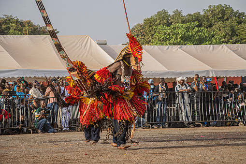 Danse des masques dogon, images prises lors du festival Ogobagna 9 ème édition à Bamako