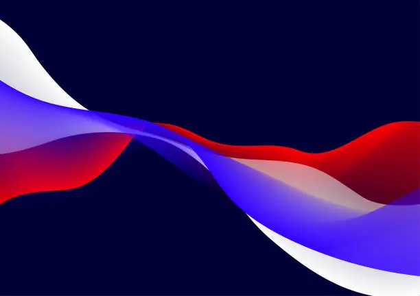 Vector illustration of Wave Abstract Background