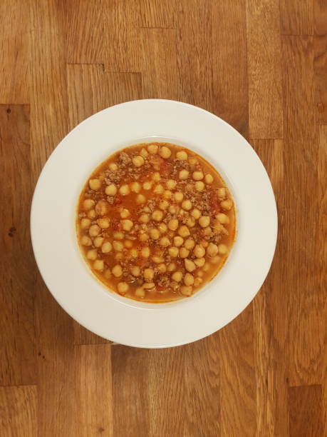 istock Turkish Chickpea dish served at Glasgow Scotland England UK 2026235969
