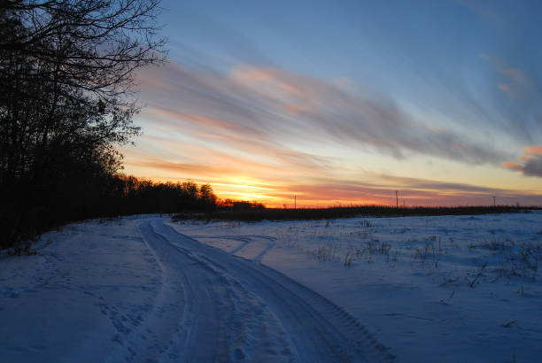 istock A winter road after sunset 2026256654