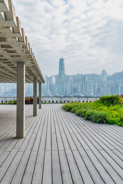 istock Platform and Hong Kong Harbour, Hong Kong 2026275374
