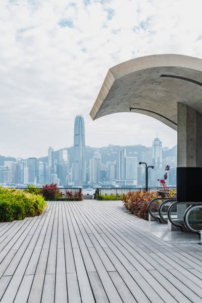 istock Platform and Hong Kong Harbour, Hong Kong 2026276921