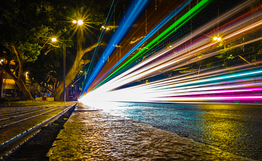 Motion Speed Light in Malga City.