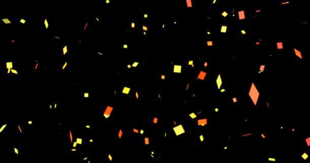 istock Vertical cute adorable confetti stars falling loop motion graphic asset. Confetti party popper explosion slowly falling star particles bg. Ideal for award shows, birthday cards, concerts, etc. 2026408006