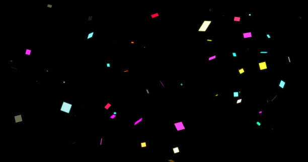 istock Animated cute adorable confetti stars falling loop motion graphic asset. Confetti party popper explosion slowly falling star particles bg. Ideal for award shows, birthday cards, concerts, etc. 2026408013