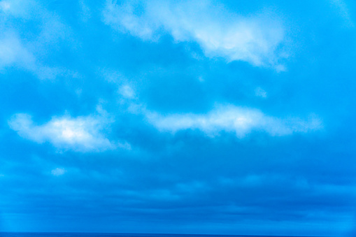 Praia Grande Beach at dawn Sintra, Portugal.