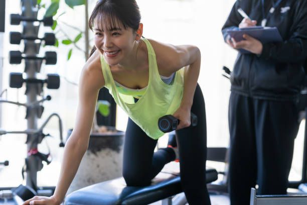 istock Young woman training in the gym 2026459897