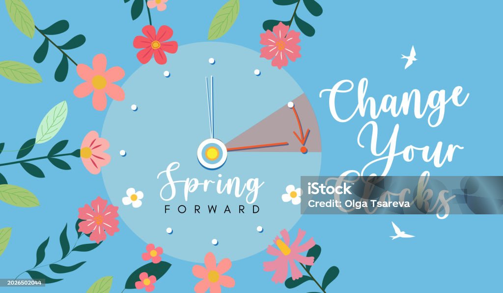 Spring Daylight Saving Time Starts The Clocks Moves Forward One Hour At ...