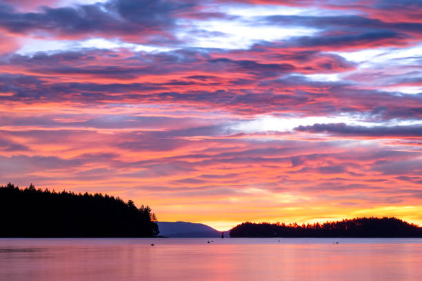 Sunrise Fulford Harbour, Salt Spring Island, BC Canada