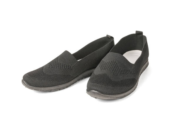 istock Comfortable women's shoes with white arrows isolated on a white background. 2026640038