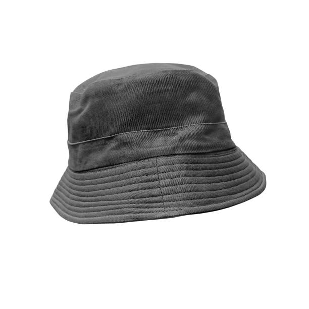 istock Black bucket hat isolated on white background 2026695268