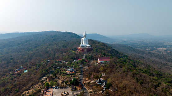 Wat Roi Phra Phutthabat Phu Manorom, Mukdahan, Thailand