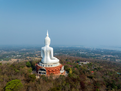 Wat Roi Phra Phutthabat Phu Manorom, Mukdahan, Thailand