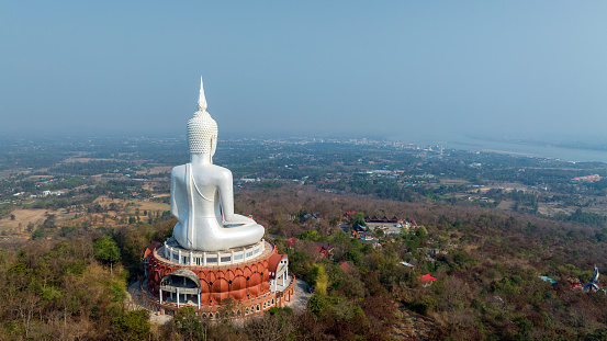 Wat Roi Phra Phutthabat Phu Manorom, Mukdahan, Thailand