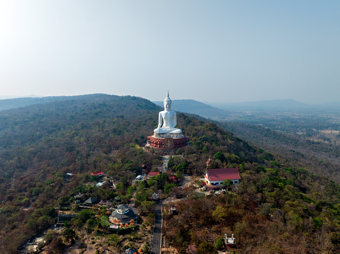 Wat Roi Phra Phutthabat Phu Manorom, Mukdahan, Thailand