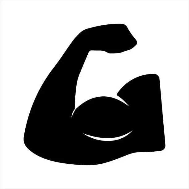 Vector illustration of Muscle icon