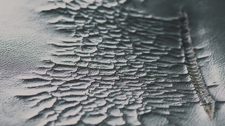 Leather background with a cracked texture