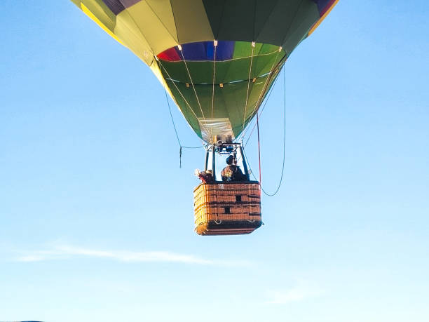 istock Hot Air Balloon and Basket in Flight 2026763636