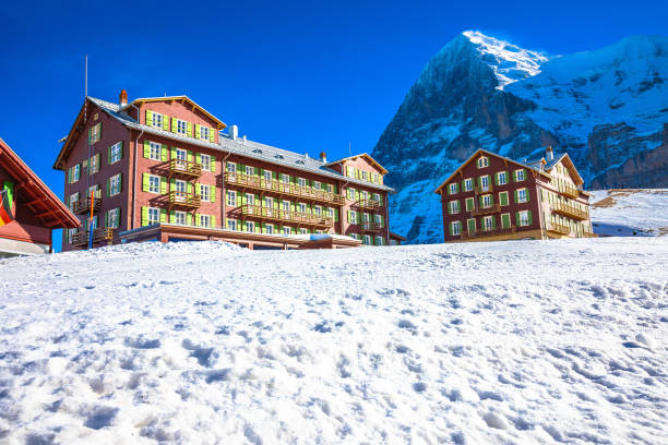 istock Kleine Scheidegg and Eiger peak view, Alps landscape 2026806948