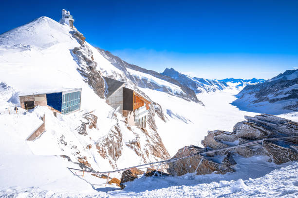 istock Jungfraujoch Alps peak railway station and Sphinx view, engineering marvel called top of Europ 2026807111