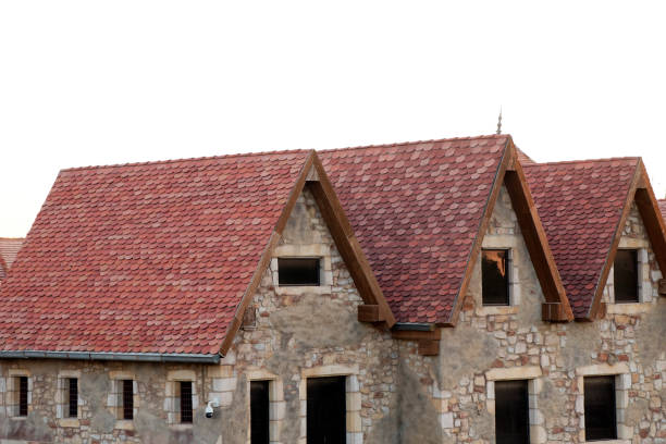 istock traditional stone classic roof and brick work 2026822280