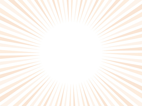 Light color simple concentrated line background material_orange