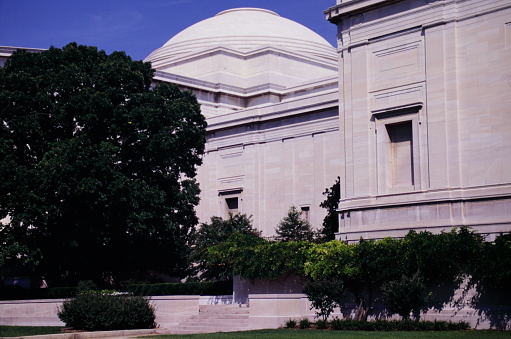 Washington DC, United States - Feb 10, 2024:  National Gallery of Art in Washington DC USA