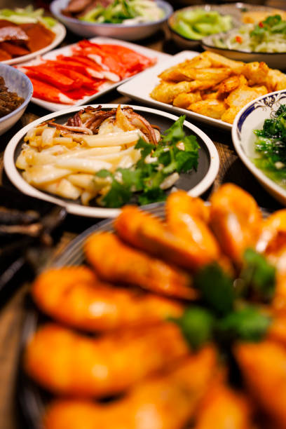 Feast of Grilled Squid and Assorted Dishes