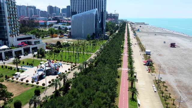 Batumi Embankment - Top Seaside View