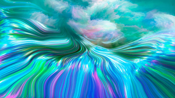 fantastic landscape of another world