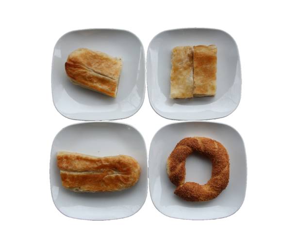 istock Traditional Turkish pastry products, Simit and pastry varieties 2027050229