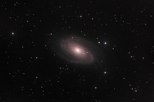 Image was shot using a remote telescope service.