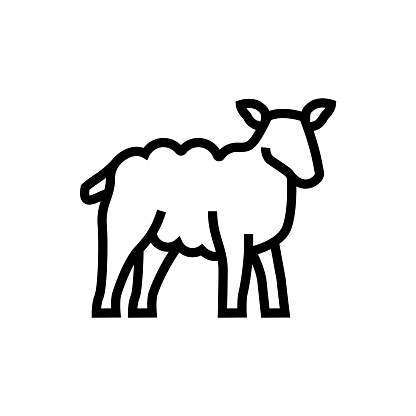 Sheep Line Icon