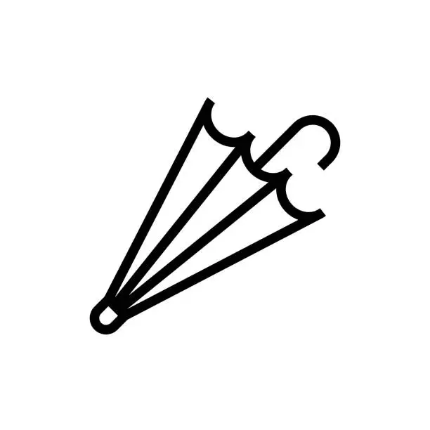 Vector illustration of Umbrella Line Icon