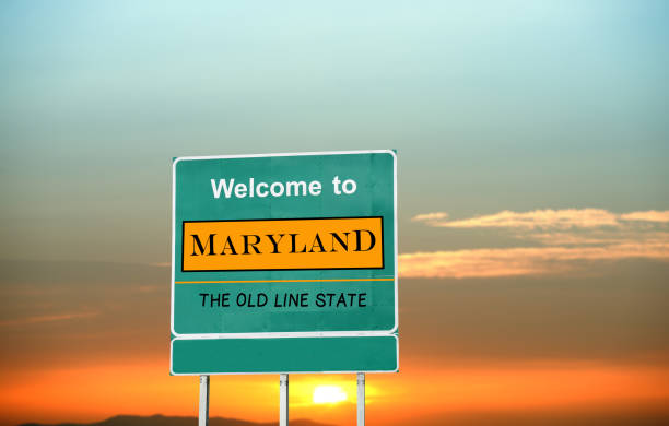 istock Maryland  welcome road sign 2027152325