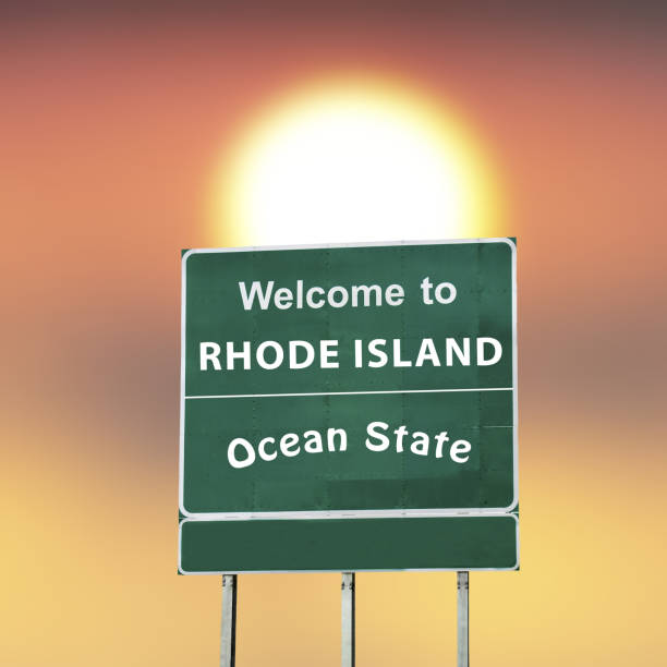 istock Rhode Island welcome road sign 2027155051