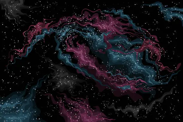 Vector illustration of Vector Space Nebula