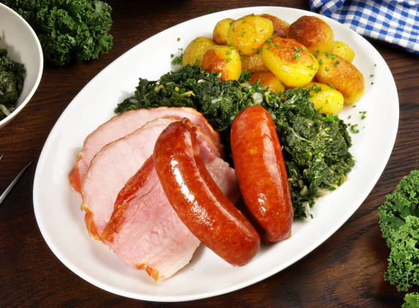 istock German Green Cabbage with Sausages and Meat; Meat specialty 2027208991