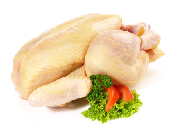 istock Whole Corn fed Poularde - Chicken - Isolated; Meat specialty 2027215547