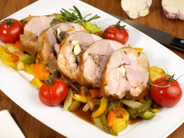 istock Braised Lamb Meat with Ratatouille and mashed Potatoes - Traditional Easter Dish; Meat specialty 2027216614