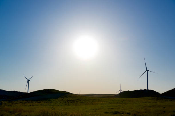 istock Wind turbine generators for renewable electricity production 2027229323
