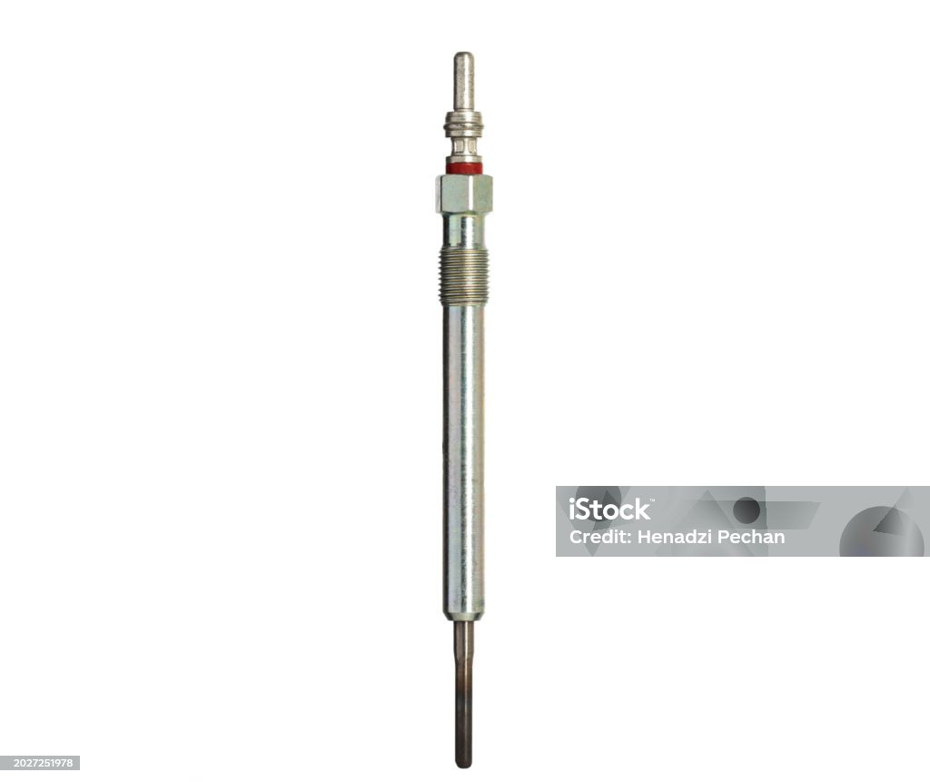 Glow Rod Engine Modern Ceramic Rod Glow Plug For Diesel Engine On A White Background ...