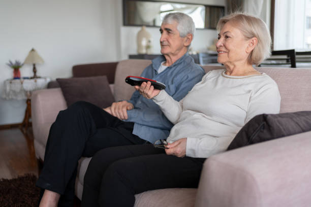 istock Senior Couple Watching TV 2027295686