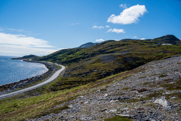 istock Road on the sea coast under the hills 2027360269