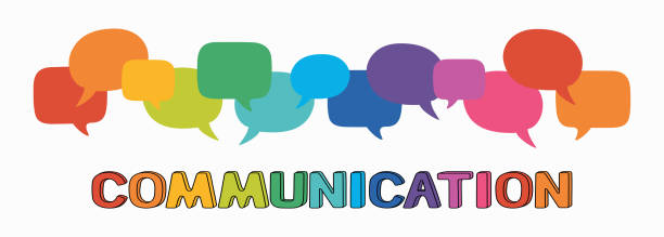 istock The word communication and colorful speech bubbles. Rainbow colored inscription. 2027387892