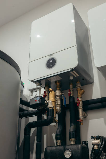 istock Modern boiler room in house 2027404860
