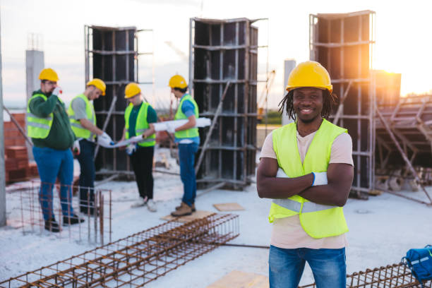 istock Portrait of a male construction worker on site 2027430061