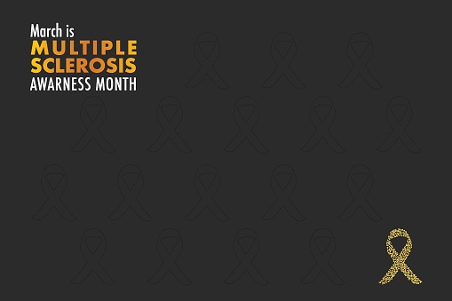 Ms Ribbon Vector Image Orange Awareness Ribbon Multiple Sclerosis Ribbon Multiple Sclerosis ...